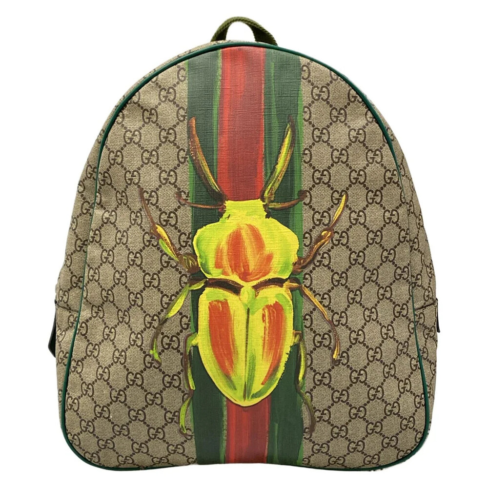 Gucci Childrens/Gg Supreme Beige Green #305813G90B